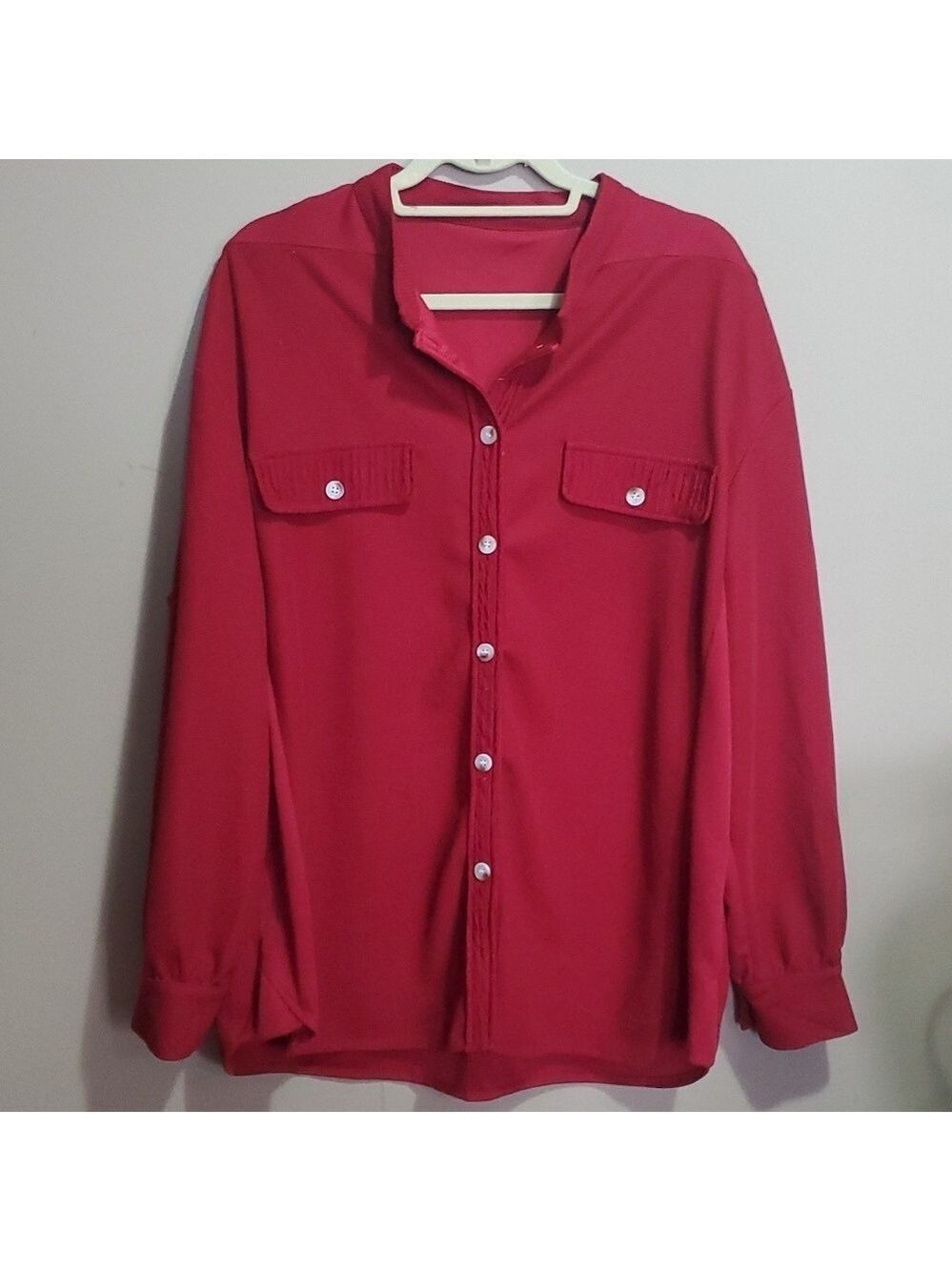 Cherry red shirt size xl
